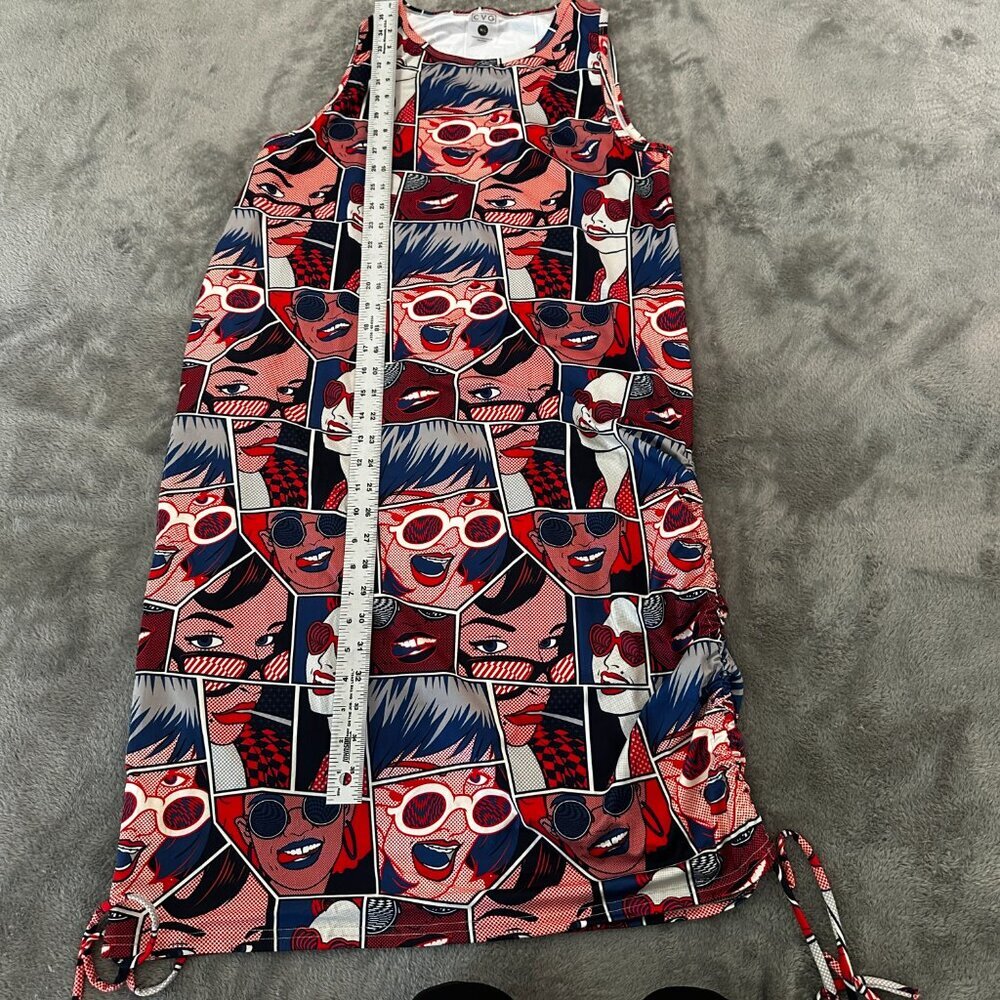 CVG Constantly Varied Gear Tank Dress Multi-Way Medium/Large Pop Art - Picture 6 of 7
